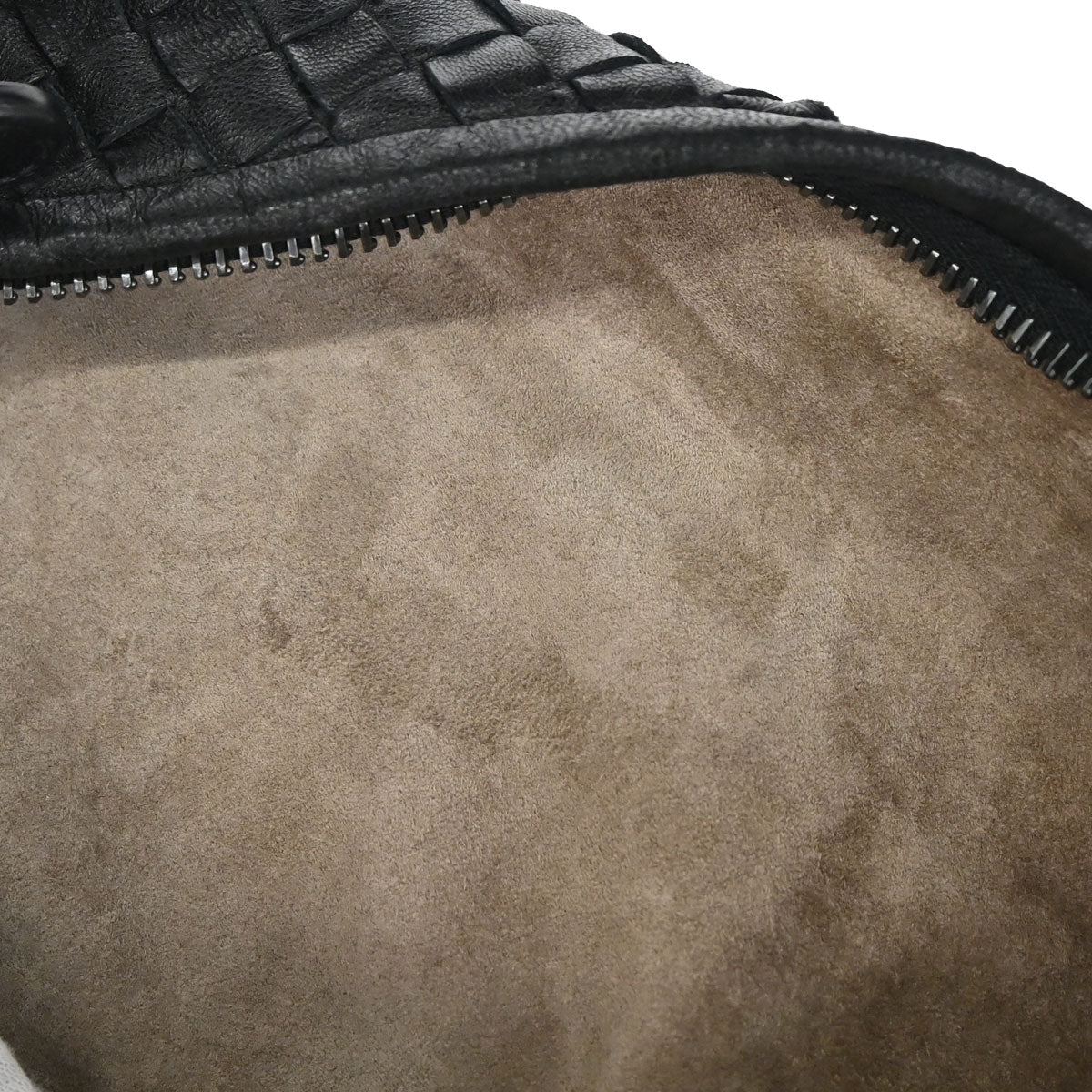 Bottega Veneta Black Lambskin Intrecciato Hobo Handbag