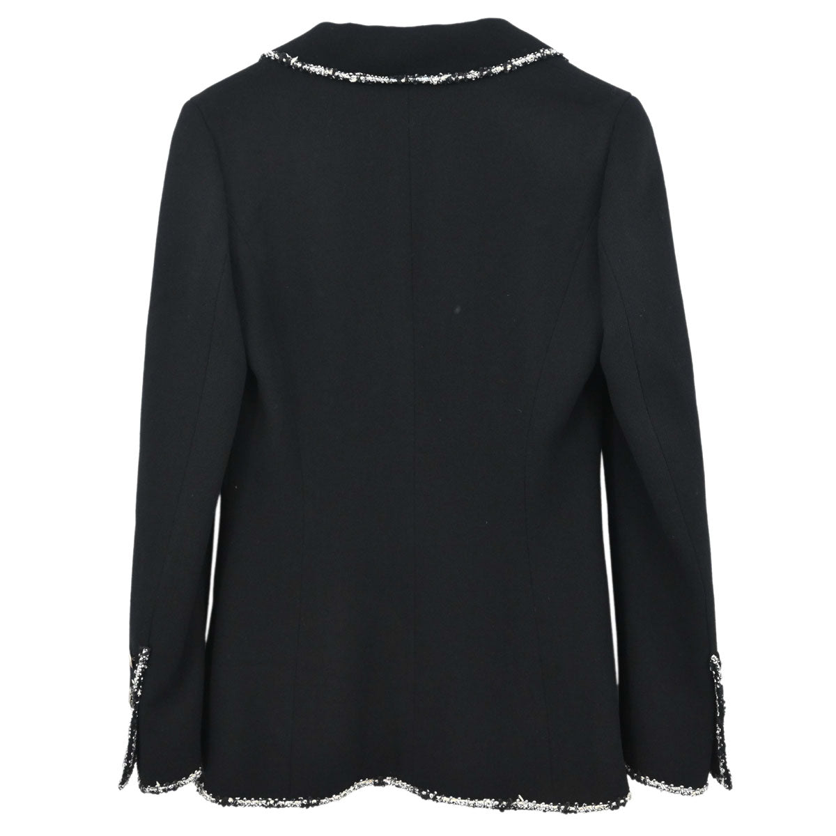 Chanel 2005 Single Breasted Emblem Jacket Black #36