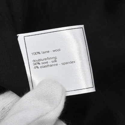 Chanel 2005 Single Breasted Emblem Jacket Black #36