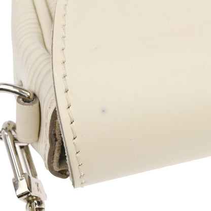 Louis Vuitton 2011 White Epi Pochette Montaigne Handbag M5929J