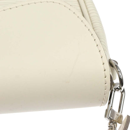 Louis Vuitton 2011 White Epi Pochette Montaigne Handbag M5929J
