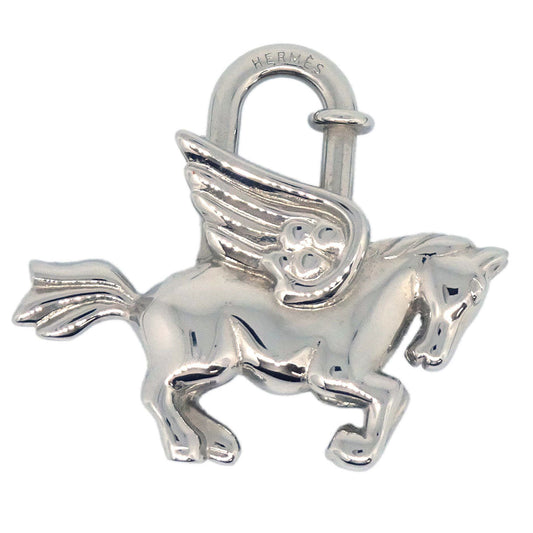 Hermes 1993 Le Cheval Pegasus Cadena Silver Small Good