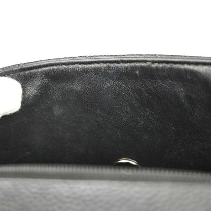 Chanel 2000-2002 Black Caviar Skin Mini Classic Square Flap Shoulder Bag 17