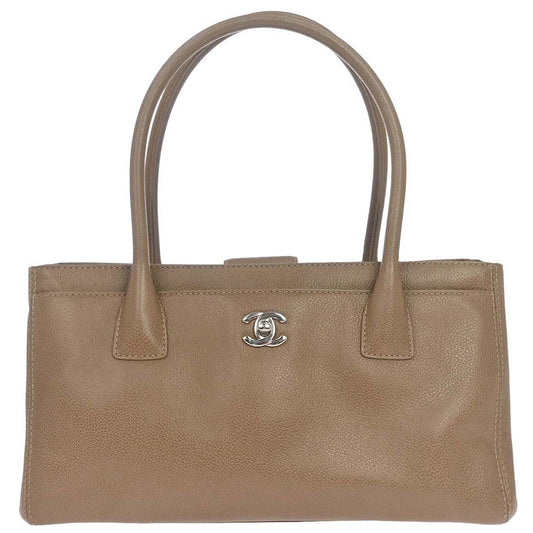 Chanel 2012-2013 Brown Calfskin Executive Cerf Tote Bag