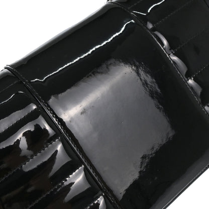 Chanel 2005-2006 Black Patent Leather Shoulder Bag