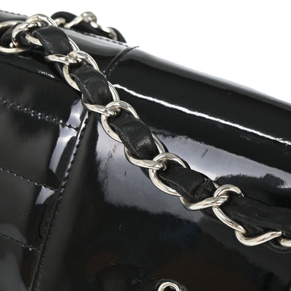 Chanel 2005-2006 Black Patent Leather Shoulder Bag