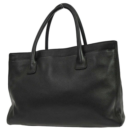 Chanel 2005-2006 Black Calfskin Executive Cerf Tote Bag
