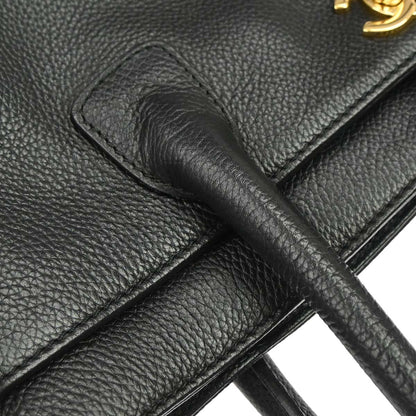 Chanel 2005-2006 Black Calfskin Executive Cerf Tote Bag