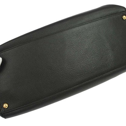 Chanel 2005-2006 Black Calfskin Executive Cerf Tote Bag
