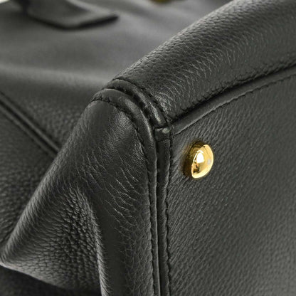 Chanel 2005-2006 Black Calfskin Executive Cerf Tote Bag