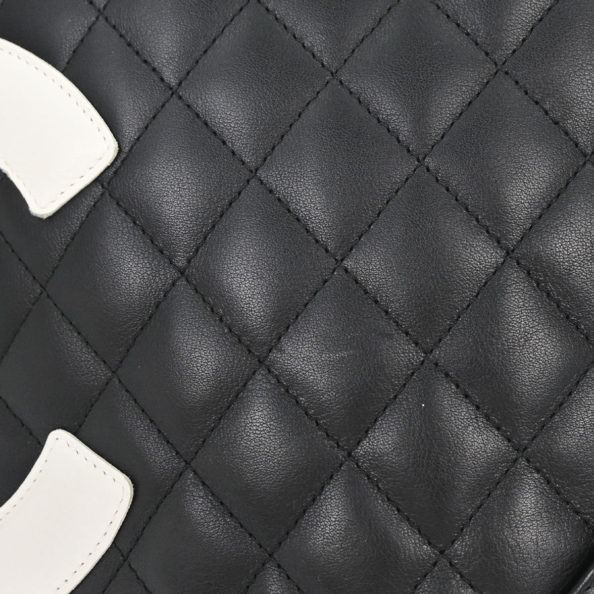 Chanel 2005-2006 Black Calfskin Cambon Ligne Tote Handbag