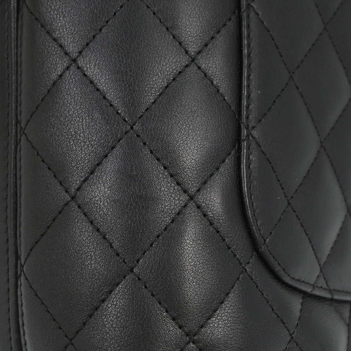 Chanel 2005-2006 Black Calfskin Cambon Ligne Tote Handbag