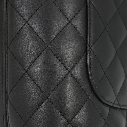 Chanel 2005-2006 Black Calfskin Cambon Ligne Tote Handbag