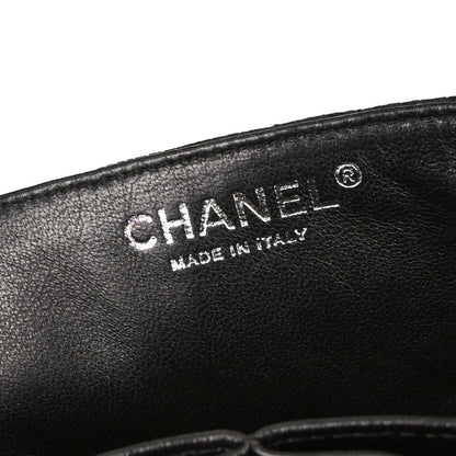 Chanel 2006-2008 Black Caviar Skin East West Shoulder Bag