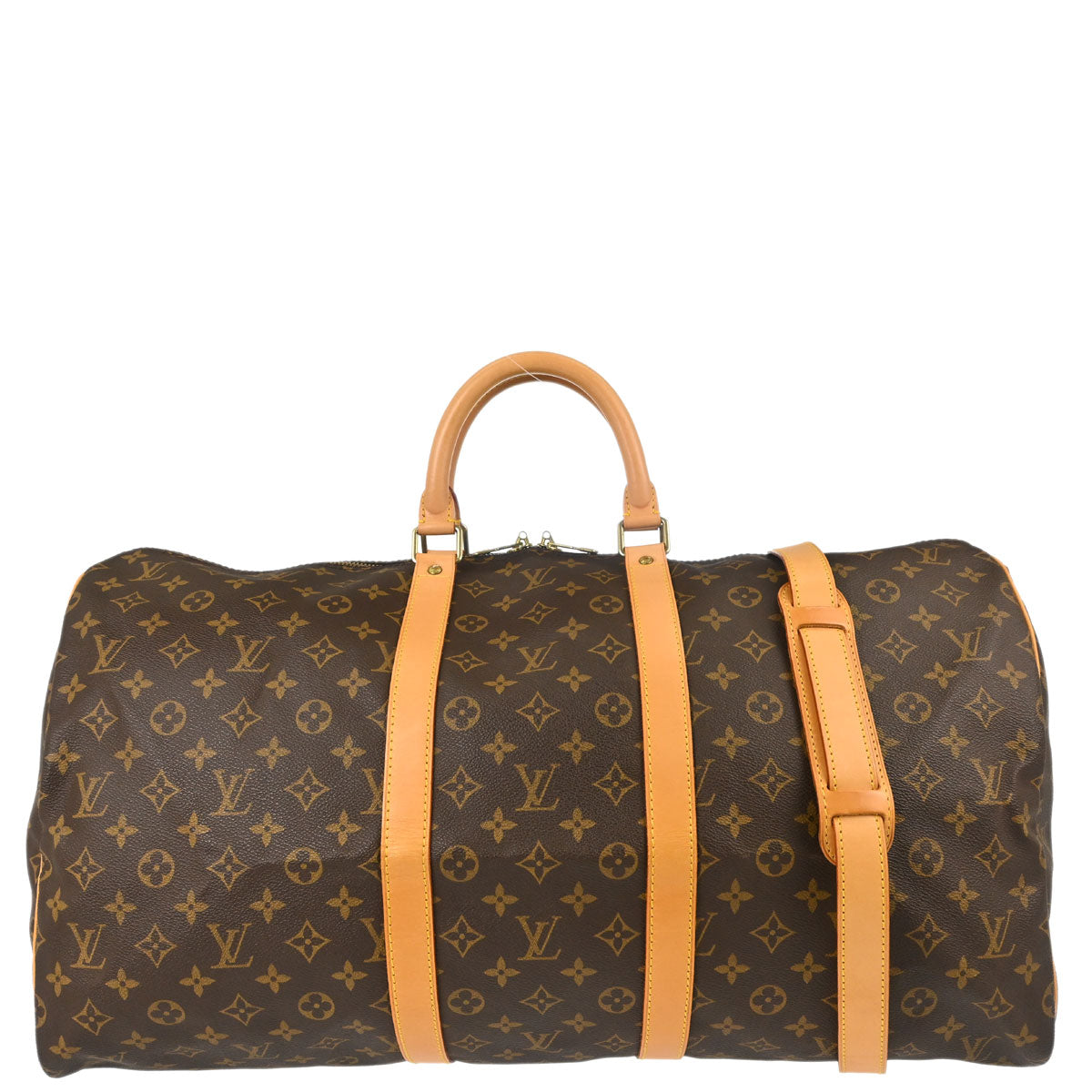 Louis Vuitton Monogram Keepall Bandouliere 55 Duffle Bag M41414
