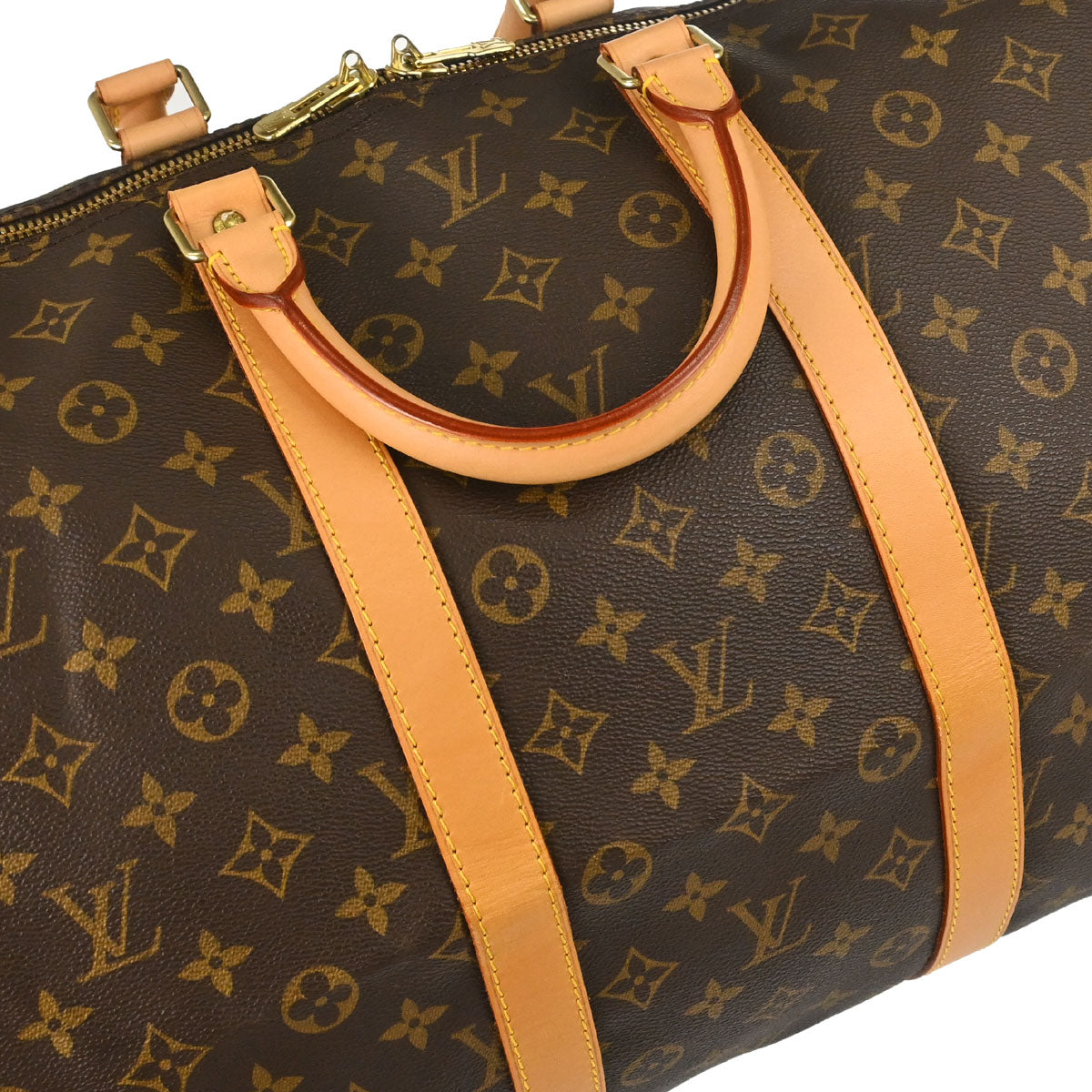 Louis Vuitton Monogram Keepall Bandouliere 55 Duffle Bag M41414