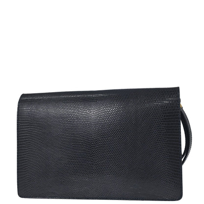 Louis Vuitton * Lizard Pochette Serie Dragonne Clutch