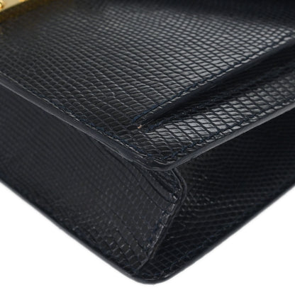 Louis Vuitton * Lizard Pochette Serie Dragonne Clutch