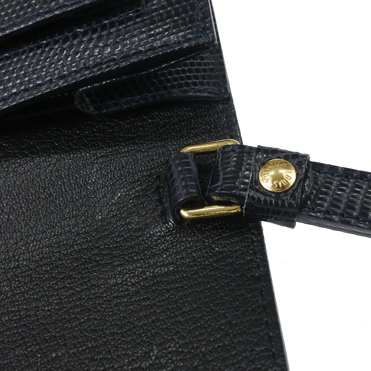 Louis Vuitton * Lizard Pochette Serie Dragonne Clutch