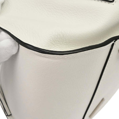 Loewe White Calfskin Hammock 2way Shoulder Tote Handbag