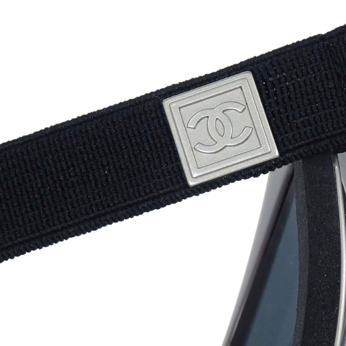 Chanel Sport Line Sunglasses Eyewear Black Small Good