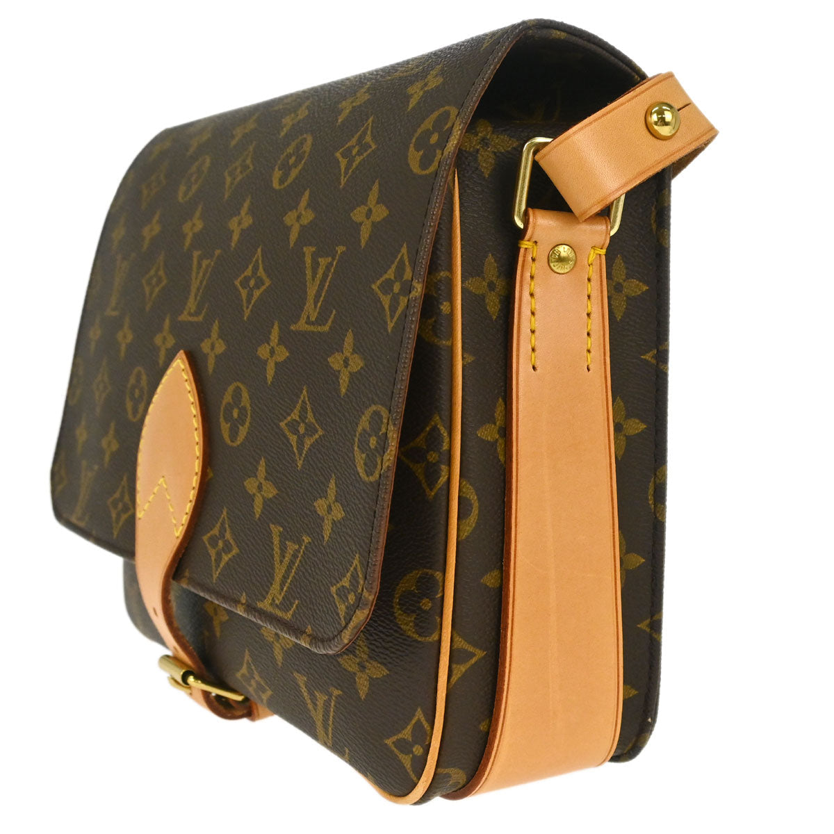 Louis Vuitton Monogram Cartouchiere GM Shoulder Bag M51252