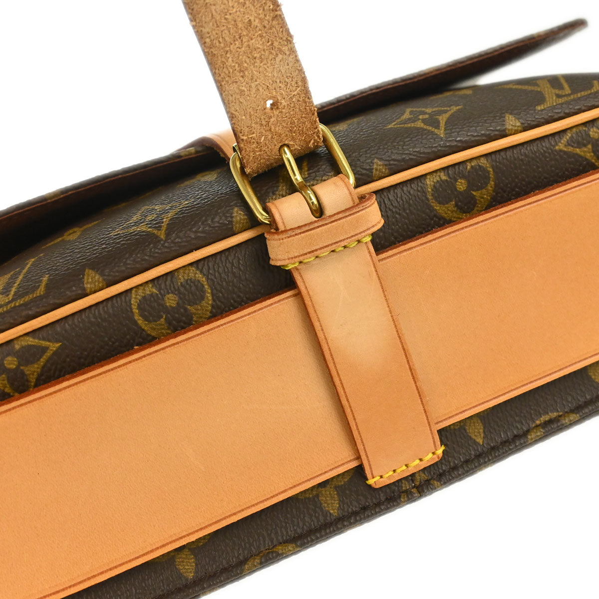 Louis Vuitton Monogram Cartouchiere GM Shoulder Bag M51252