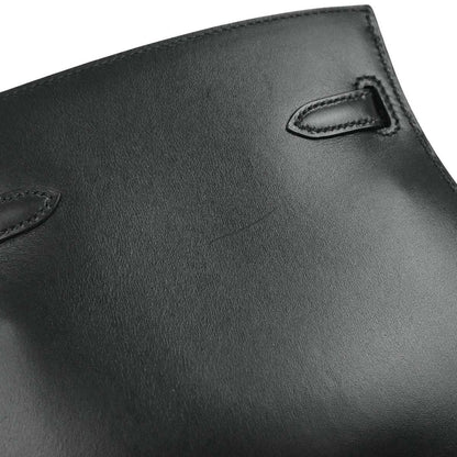 Hermes Black Box Calf Kelly Sport PM Shoulder Bag