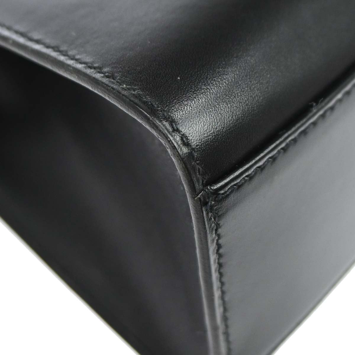 Hermes Black Box Calf Kelly Sport PM Shoulder Bag