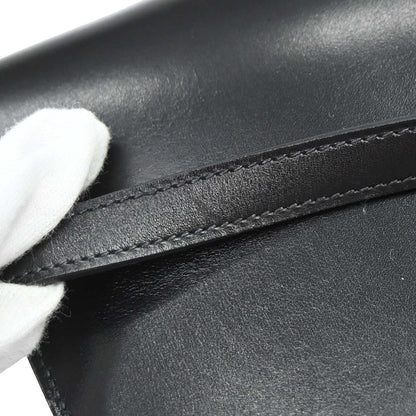 Hermes Black Box Calf Kelly Sport PM Shoulder Bag