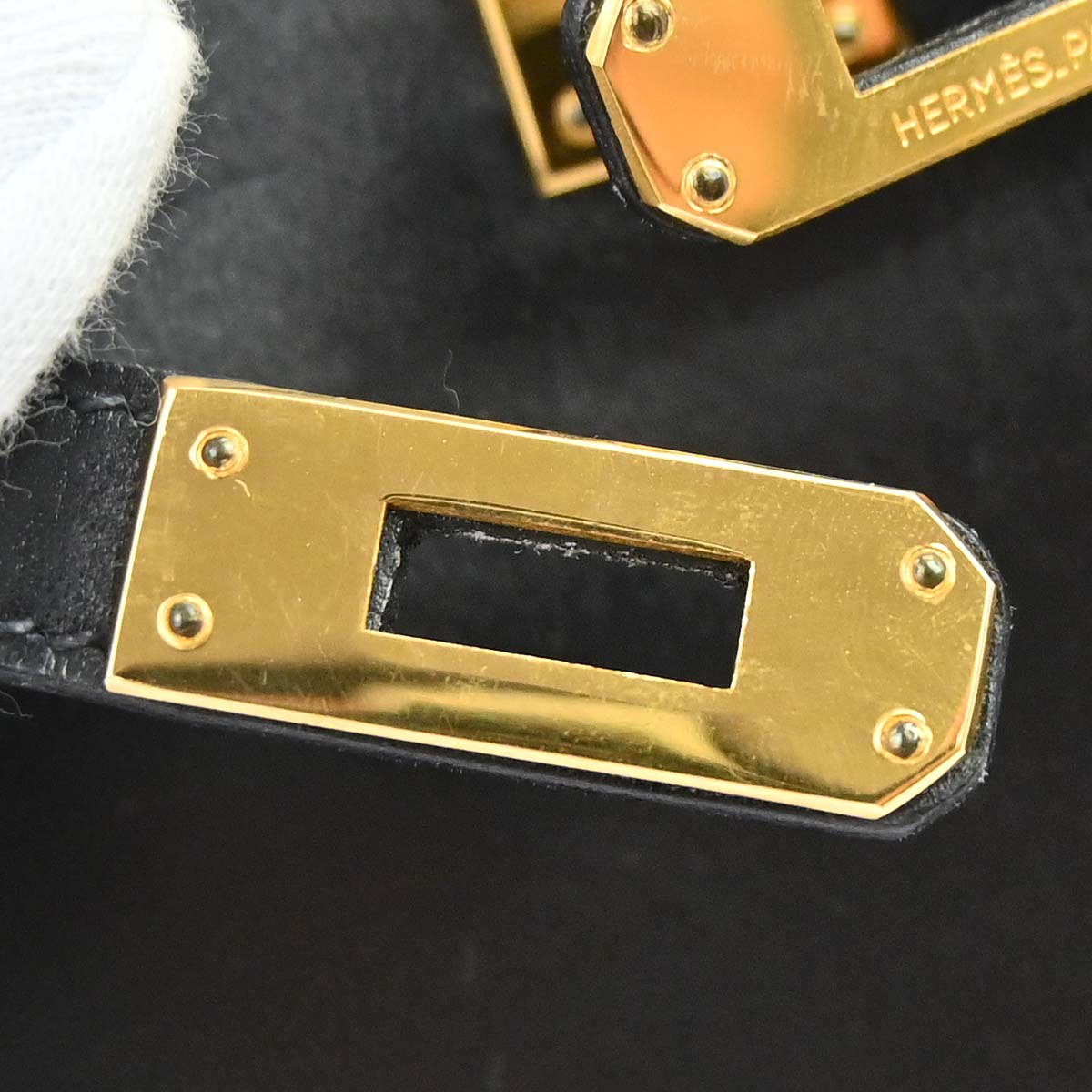 Hermes Black Box Calf Kelly Sport PM Shoulder Bag