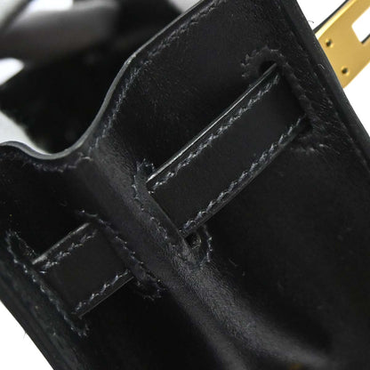 Hermes Black Box Calf Kelly Sport PM Shoulder Bag