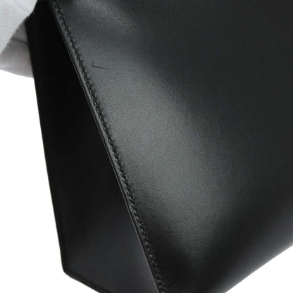 Hermes Black Box Calf Kelly 32 Sellier 2way Shoulder Handbag