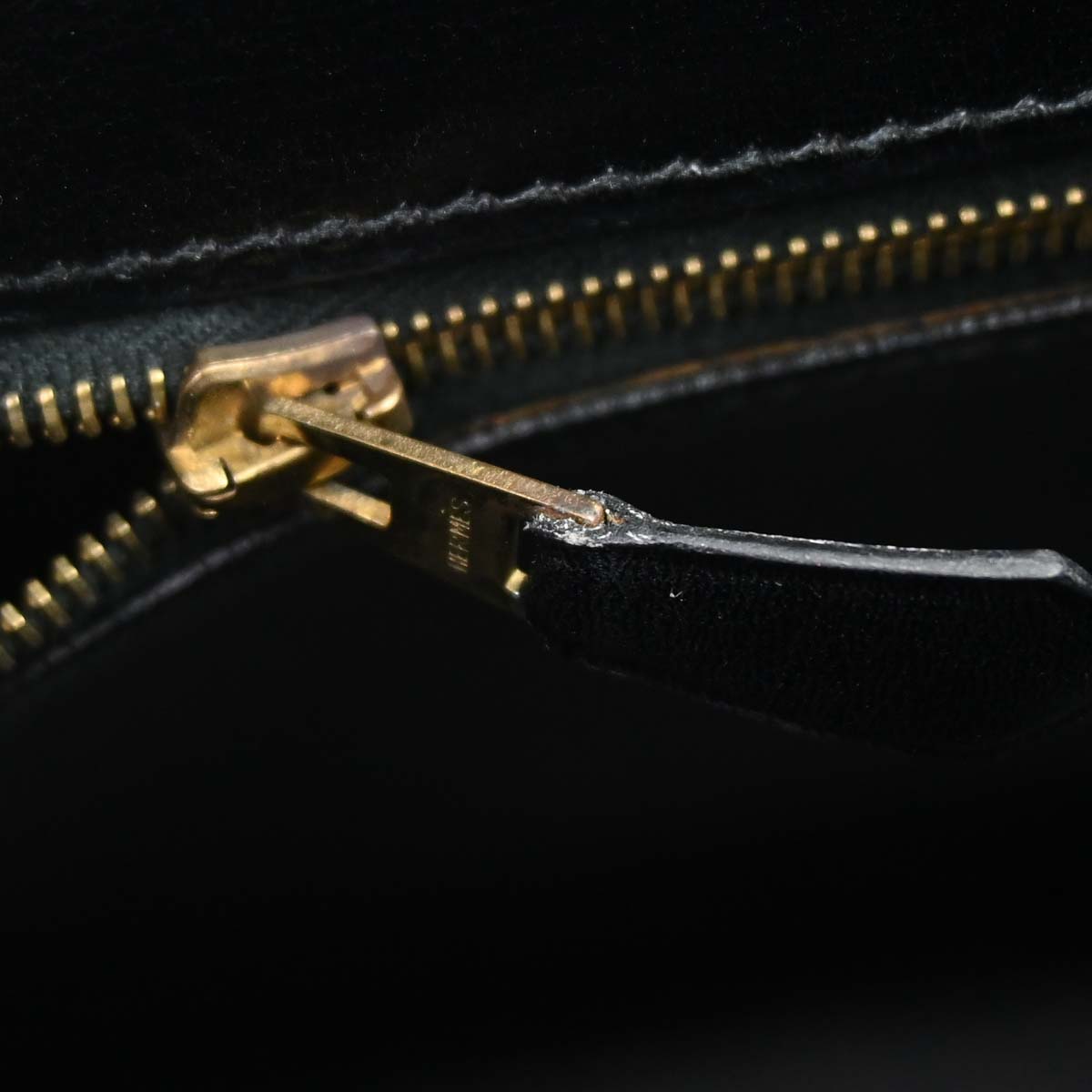 Hermes Black Box Calf Kelly 32 Sellier 2way Shoulder Handbag