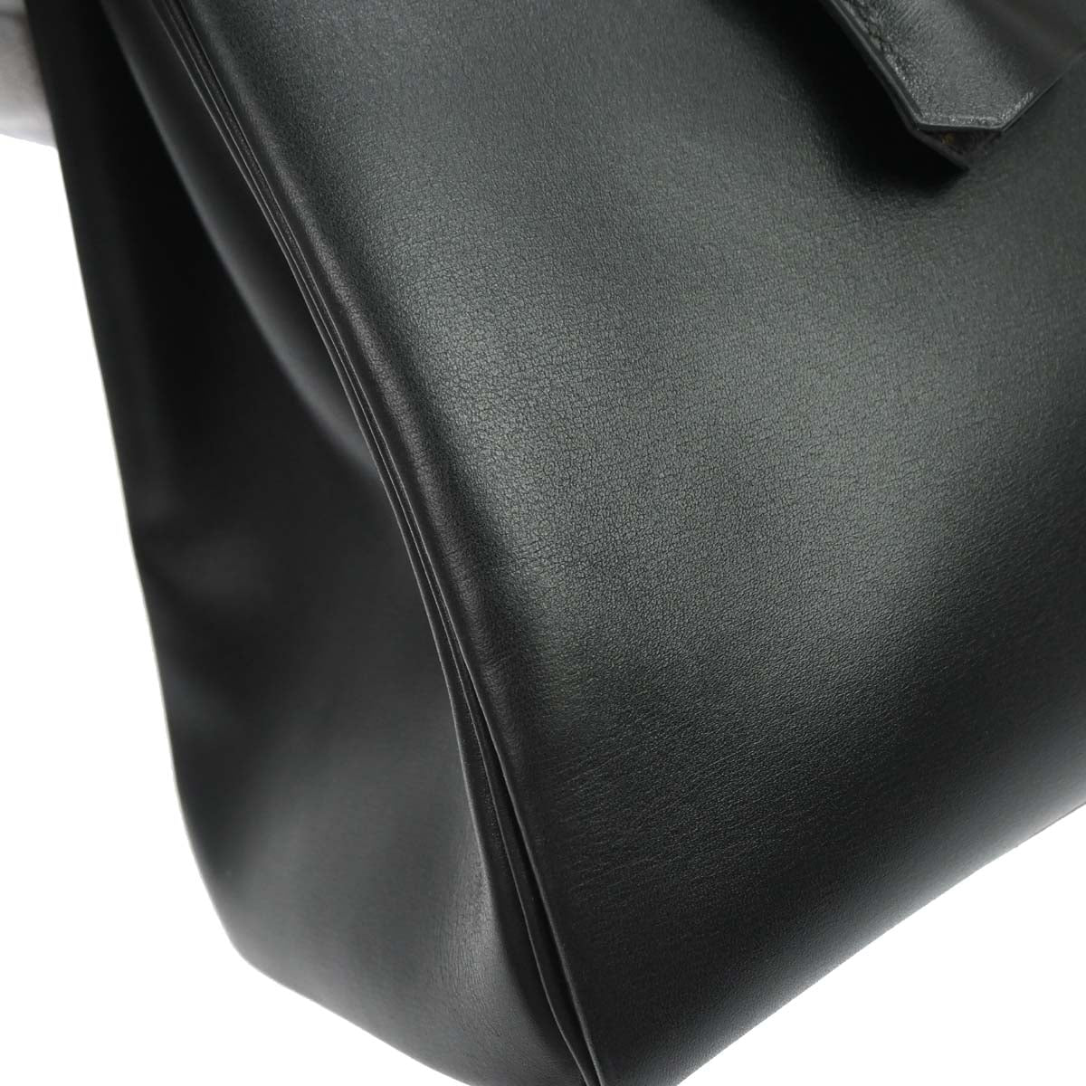 Hermes Black Box Calf Kelly 35 Retourne 2way Shoulder Handbag