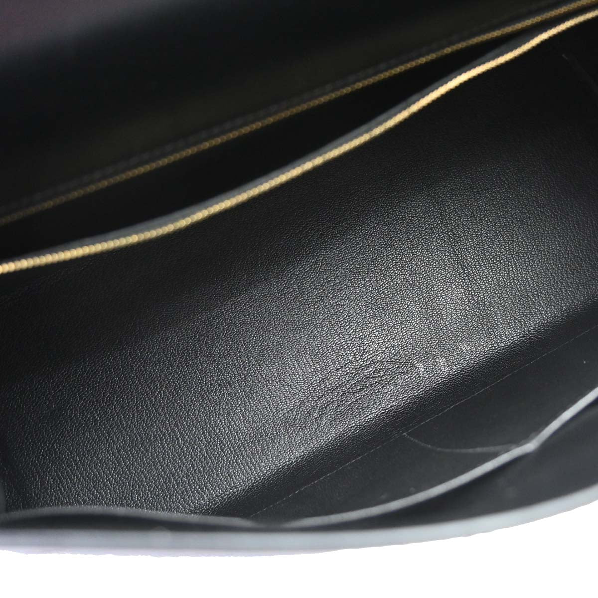 Hermes Black Box Calf Kelly 35 Retourne 2way Shoulder Handbag