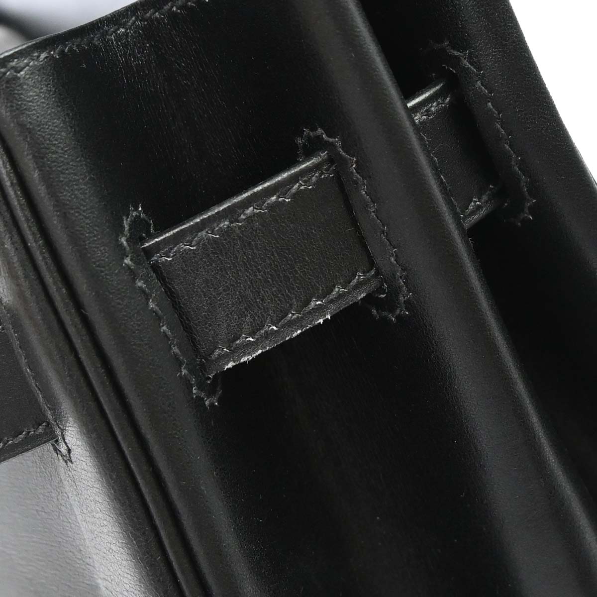 Hermes Black Box Calf Kelly 35 Retourne 2way Shoulder Handbag