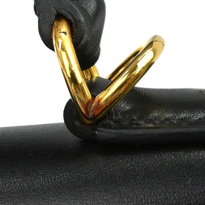 Hermes Black Box Calf Kelly 35 Retourne 2way Shoulder Handbag
