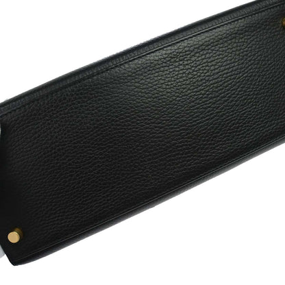 Hermes Black Ardennes Kelly 28 Sellier 2way Shoulder Handbag