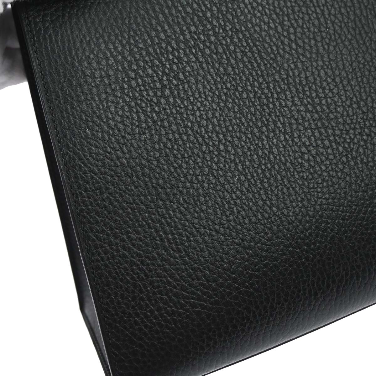 Hermes Black Ardennes Kelly 28 Sellier 2way Shoulder Handbag