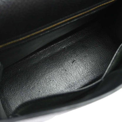 Hermes Black Ardennes Kelly 28 Sellier 2way Shoulder Handbag