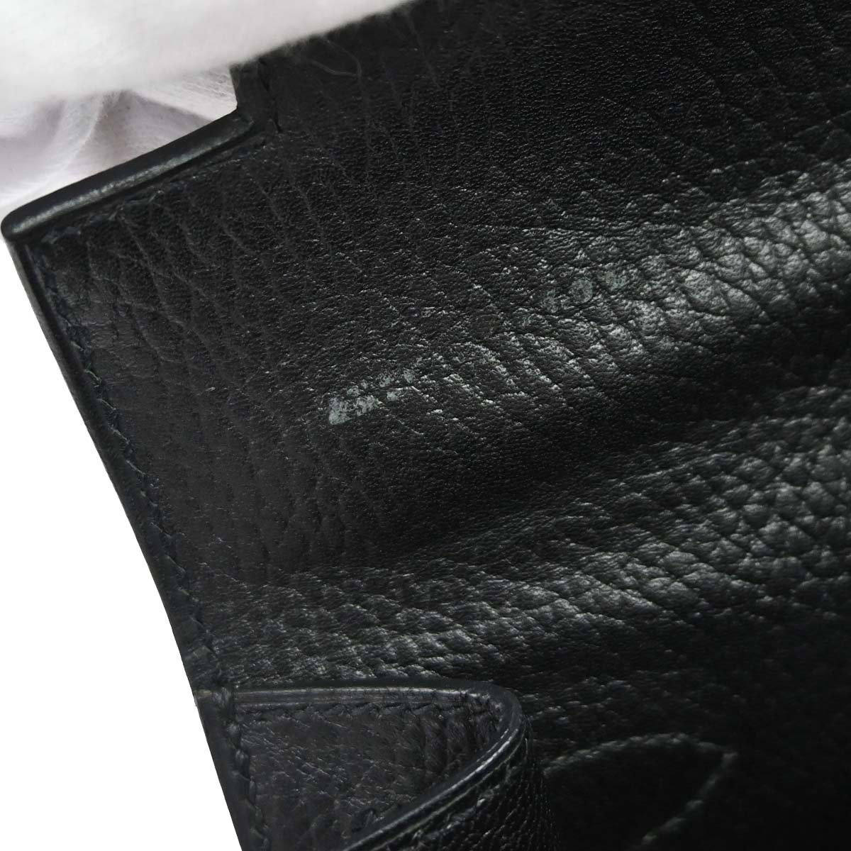 Hermes Black Ardennes Kelly 28 Sellier 2way Shoulder Handbag