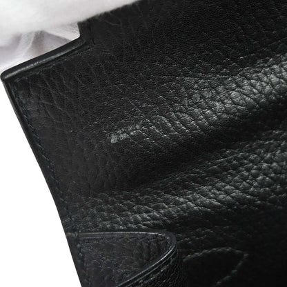 Hermes Black Ardennes Kelly 28 Sellier 2way Shoulder Handbag