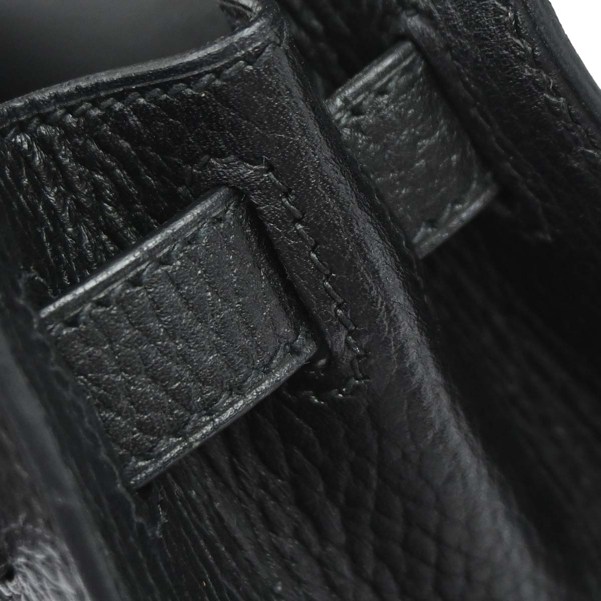 Hermes Black Ardennes Kelly 28 Sellier 2way Shoulder Handbag