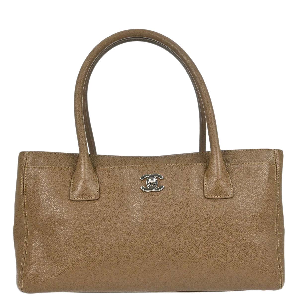 Chanel Brown Calfskin Executive Cerf Tote Bag