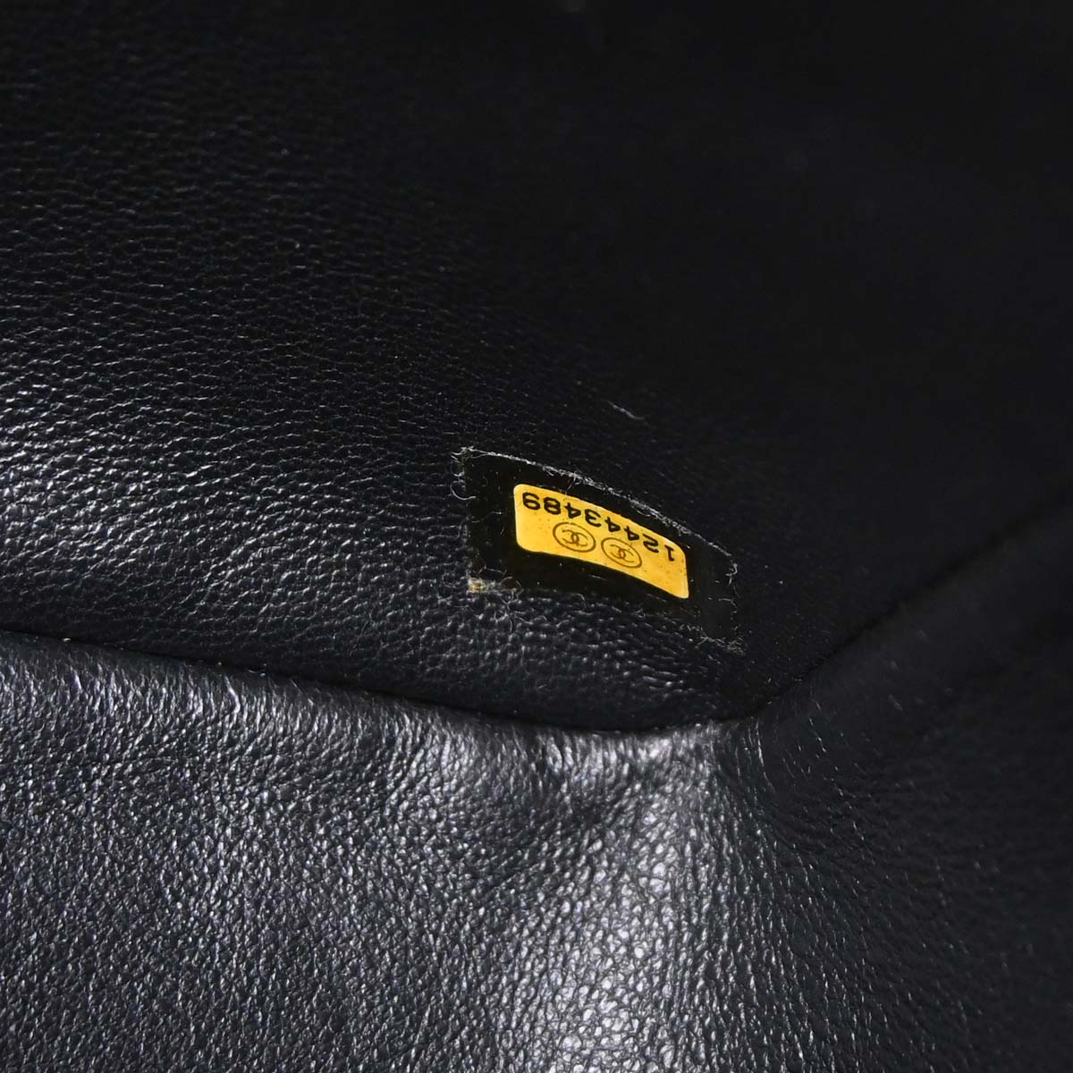 Chanel Black Caviar Skin Jumbo Classic Flap Shoulder Bag
