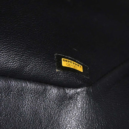 Chanel Black Caviar Skin Jumbo Classic Flap Shoulder Bag