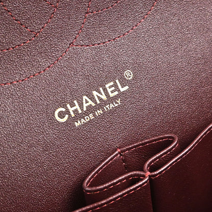 Chanel Black Caviar Skin Jumbo Classic Double Flap Shoulder Bag