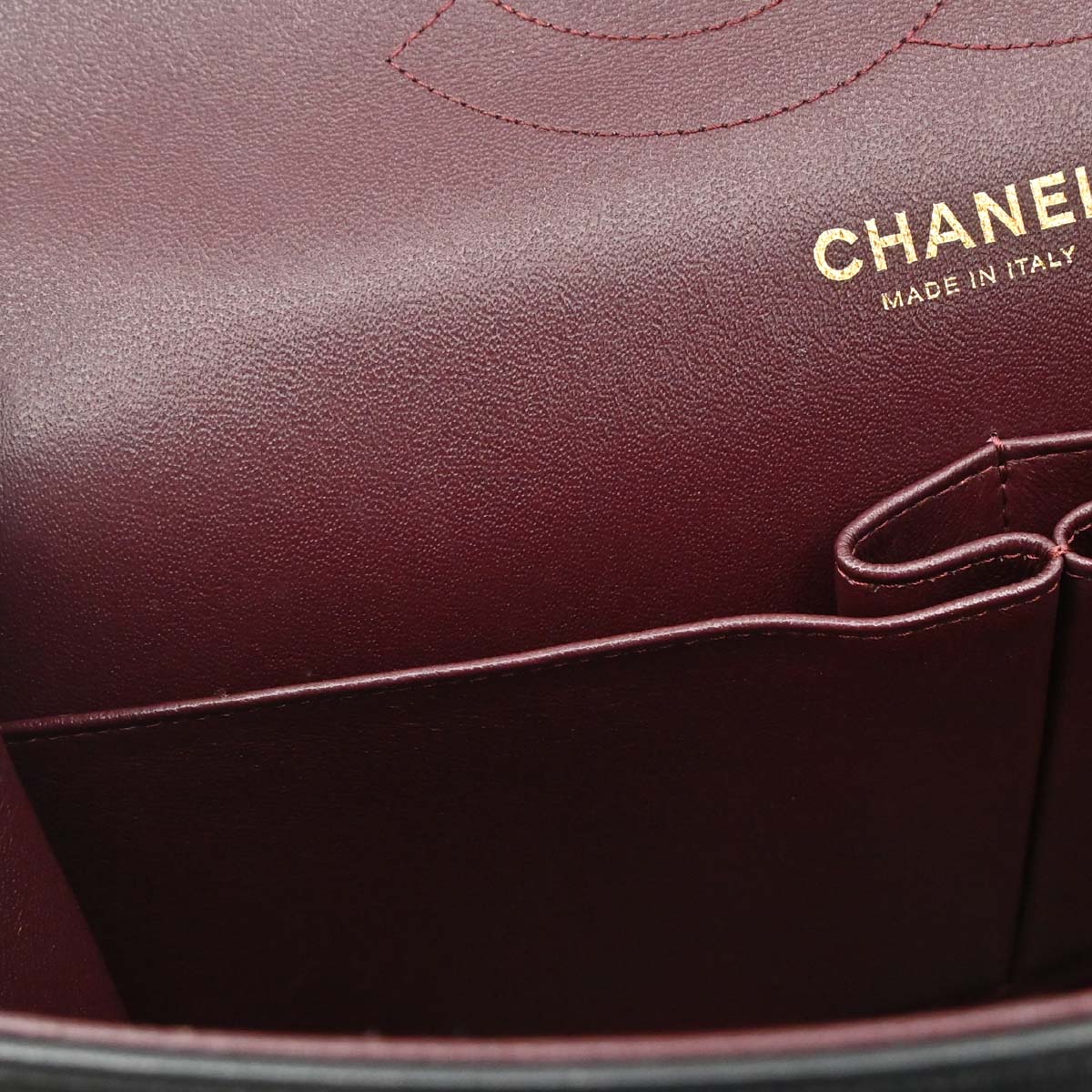 Chanel Black Lambskin Jumbo Classic Double Flap Shoulder Bag