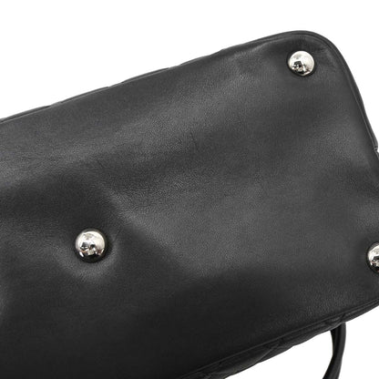 Chanel Black Calfskin Cambon Ligne Tote Handbag